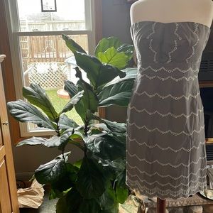 Jcrew strapless dress- size 8